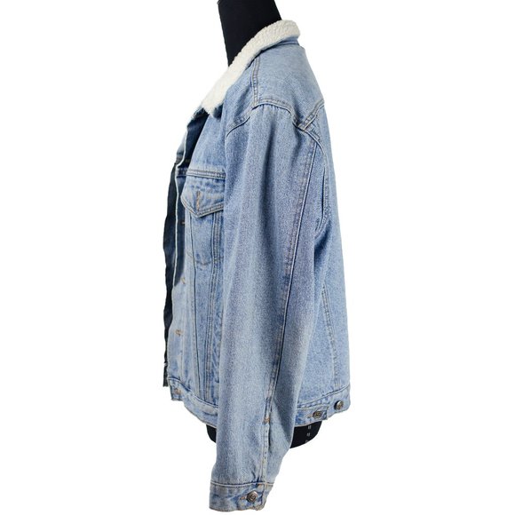 Denim Sherpa Jacket - Picture 3 of 6